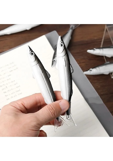 Deus Lıght Balık Kalem Seti 4 Adet 295470494 Gri