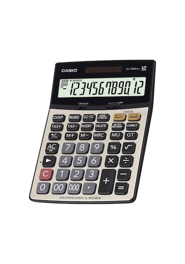Casio DJ-220D Plus 12 Hane Hesap Makinesi