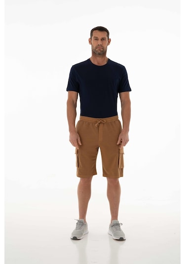 AR-MA Arma Erkek Regular Fit Kargo Cepli Parça Boyama Şort 001