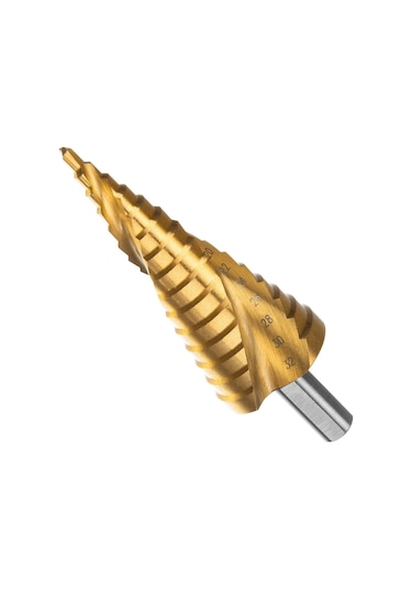 Kangvka Hızlı Çelik Basamaklı Matkap Ucu Seti 4-12/20/32mm Titanyum Kaplama, Üçgen Saplı, Metal/plastik Delme Aracı 3'lü Paket