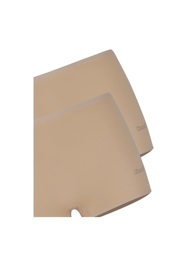 Kom Basic Kadın Short Külot 2li Ten Renk Ten