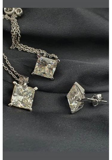 Sky Diamond Gümüş Set Takım