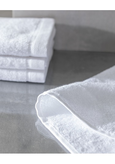 Avelia 4'lü %100 Pamuk El Havlusu - Beyaz - 30x50 Cm 8684427281376 Çok Renkli