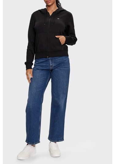 Tommy Jeans Bayan Sweat Dw0dw19729 Bds Siyah Siyah