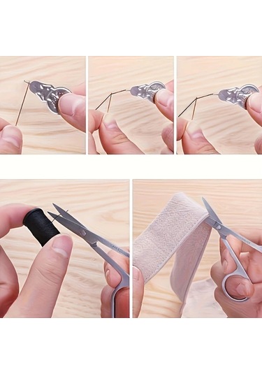 Dashanshop 27 Parça Siyah Seyahat Dikiş Seti İğne İplik Makas Aksesuar