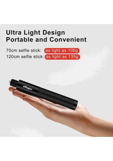 Tongxida Insta360 One X/ve Sport Kamera Sapı, 1.2m Selfie Çubuğu