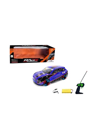 Toycraft Speedracer X 1:10 Ölçekli Uzaktan Kumandalı Yarış Arabası - Mavi