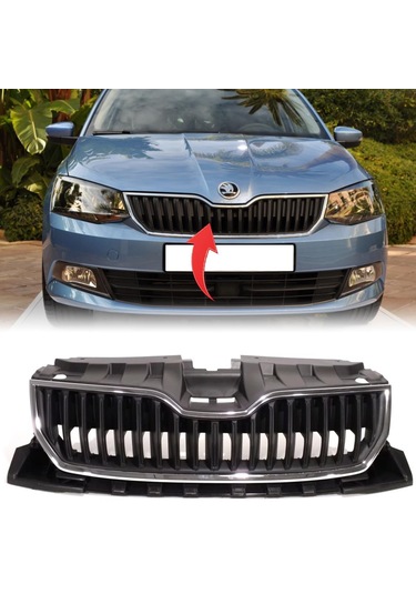 Skoda Fabia Ön Panjur Kromlu 2015-2018 6v0853653