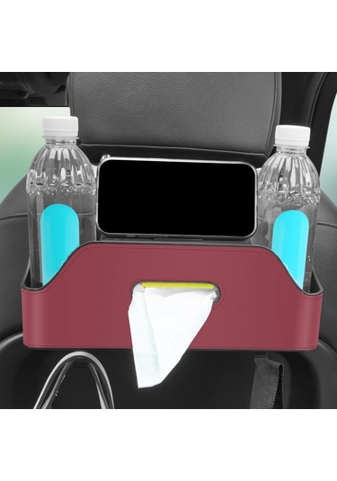 Trendooze Homyl Araba Arka Koltuk Koyu Kırmızı Organizatörü