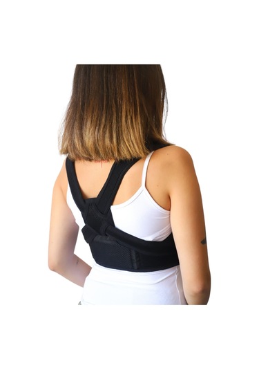 Dik Duruş Korsesi Sırt Ve Bel Kamburluk Önleyici Dik Durma Korsesi Unisex
