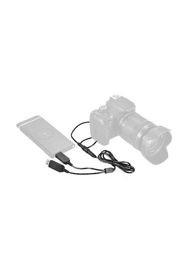 Dofolink Andoer Lp-e8 Pil Dönüştürücü, Çift Usb Bağlantı Noktası İle Akıllı Cihaz Besleme