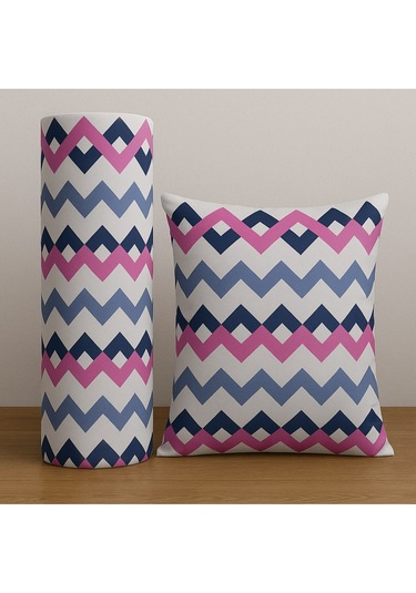 Tek Kişilik Desenli Lastikli Çarşaf Seti 120x200 Cm + 1 Yastık Kılıfı 50x70 Fuşya