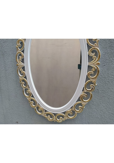 Ayna-Dresuar Motifli Model Parlak Gold Renk Kayın Torna Kutu Içi(486072426) Altın