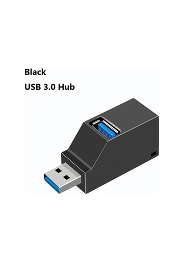 Fastbuy Usb 3.0 Ve 2.0 Hızlı 3 Portlu Genişletici Hub, Siyah, Taşınabilir, Çok Cihaz Kullanımı