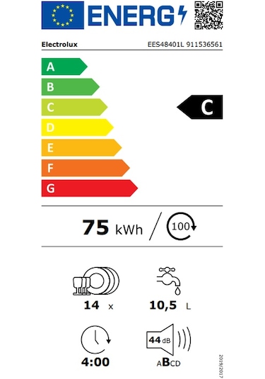 Elektrolux EES48401L Tam Ankastre Satelliteclean Quickselect Inverter Bulaşık Makinesi