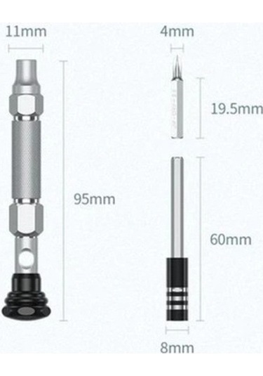 Trendooze Vanadyum Ugreen Tornavida Seti Parça Kullanışlı Krom Hassas Bitler Alüminyum Alaşım Aksesuarlar 38 - - İk