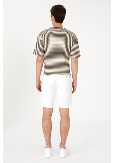 U.s. Polo Assn. Erkek Beyaz Şort / Bermuda 50299172-vr013 Beyaz