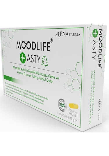 Moodlife Asty İçin Probiyotik Destek 30 Kapsül