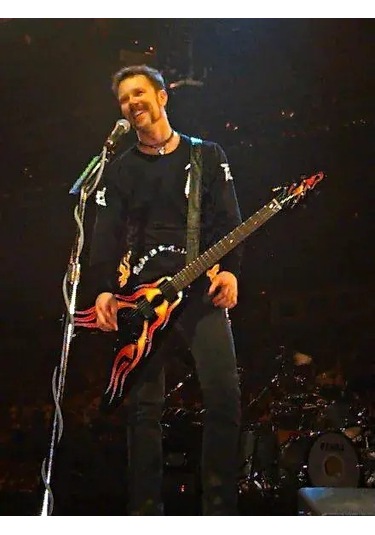 El Yapımı 1/4 Ölçek Minyatür Elektro Gitar Esp Flying V Flames