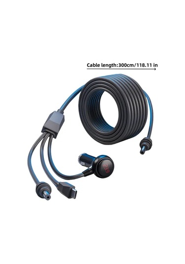 Xuweiwei 1 Adet Tr 69p 3m 10ft 3 İn 1 Starlink Mini Kablo 10ft Yüksek Hızlı Usb C Araç Şarj Dc Kablosu Aksesuar