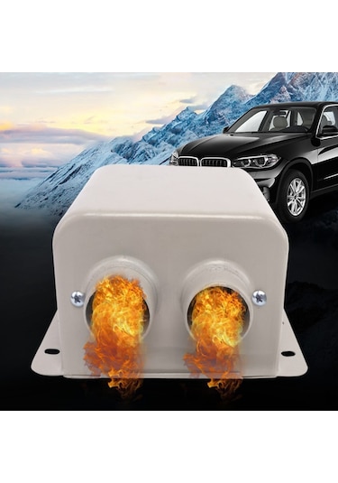 Araba Yüksek Güçlü Elektrikli Isıtıcı Buz Çözücü, Özellikler: 24v Klasik 2 Delikli 600w