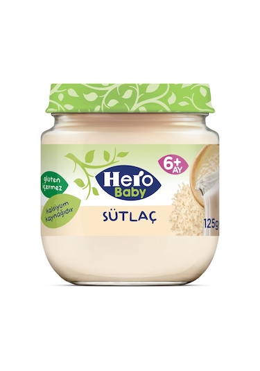 Hero Baby Sütlaç 6+ Ay Kavanoz Maması 120 G