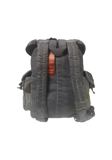 Kaliteli Tek Gözlü Vintage Disayn Unisex Sırt Günlük Okul Gezi Kamp Trekking Çantası Kc Ahtapot Bag Gri - Haki