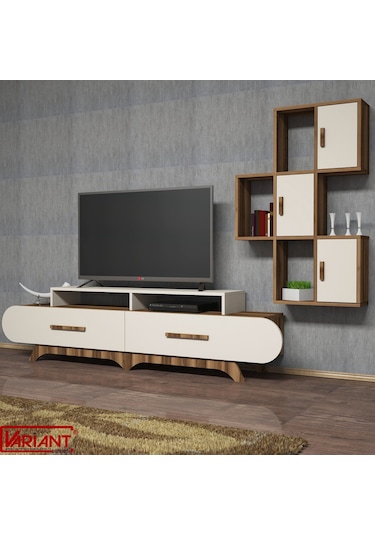 Variant Flora Duvar Raflı Tv Ünitesi (210589042)