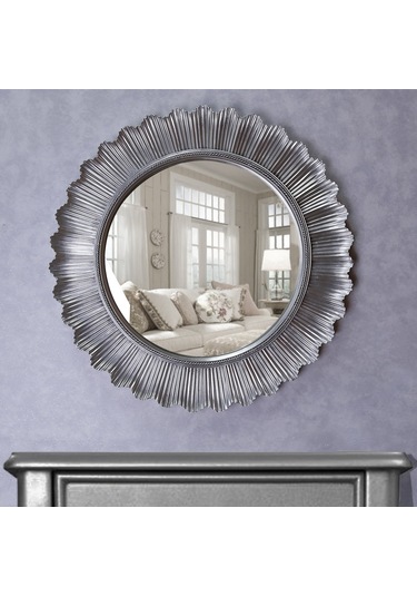Flashy Yuvarlak Ayna Gümüş