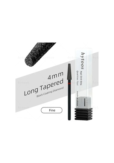 Hytoos Pro Siyah Elmas Tırnak Matkap Uçları Rus Tırnak Eti Ucu Tırnak Matkap Ölü Cilt Tırnak Eti Temizleyici Çivi Ön Tedavi Araçları Bordo