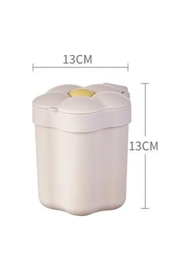 Pazly Suntek Sevimli Ofis Masaüstü Kutusu Için Ev Çöp Beyaz Banyosu Ri Beyaz