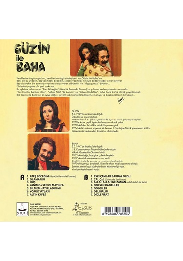 Güzin İle Baha Ateş Böceğim Plak