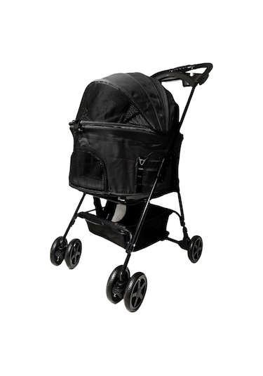 Zampa Norris Kedi & Köpek Arabası Siyah 46x83x105 Cm