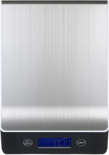 Ev Mutfak Dijital Terazi, 5kg/1g Hassasiyet, Su Geçirmez, Mavi Arka Işık Ekran, Otomatik Kapanma, Çok Fonksiyonlu Pil Dahil Değil Siyah Siyah