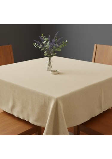Doğal Ham Bez 4 Kişilik Mutfak Masası Örtüsü 120x150 Cm Yıkanabilir Dayanıklı Minimal Tasarım Bej
