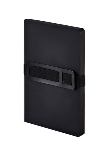 Nuuna Gri Noktalı A5 Defter Voyager Black 53511 Siyah