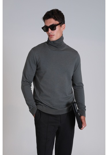 Lufian Soıl Erkek Kazak Haki Haki 112090126100630 Haki