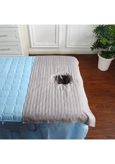 Pembe 50cmx70cm Yüz Delikli Pamuklu Masaj Havlusu, Tuina El Bezi, Massge Masa Örtüsü, Sırt Yürüyüşü 5 Parça 9xpjph Çok Renkli