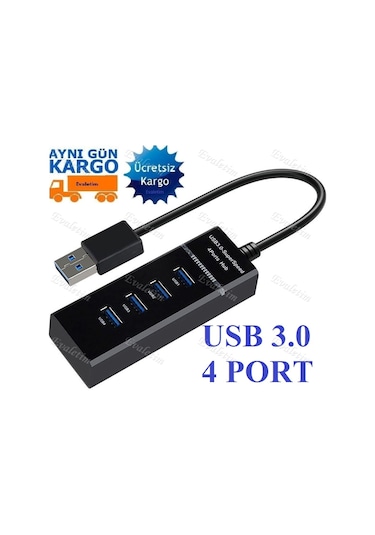 4 Port Usb 3.0 Çoğaltıcı Çoklayıcı Hub 4360P Çoklama Çoklu Cihaz