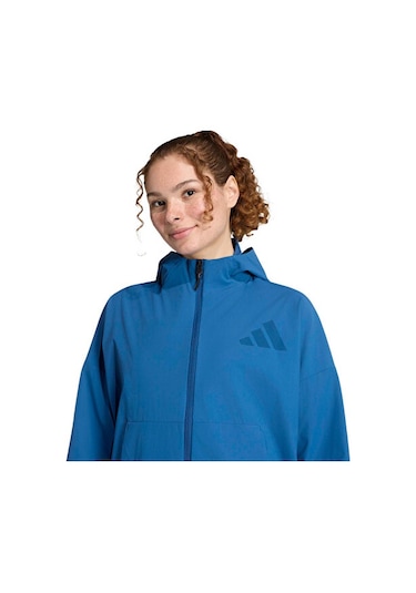 Adidas W Z.n.e. Wv Tt Kadın Günlük Ceket Kf0580 Mavi Mavi