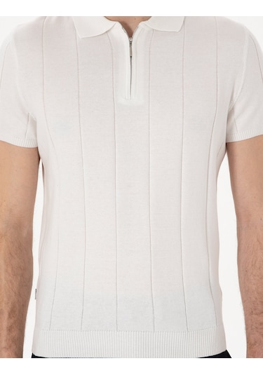 Pierre Cardin Erkek Ekru Kazak /triko 50305983-vr019 Ekru