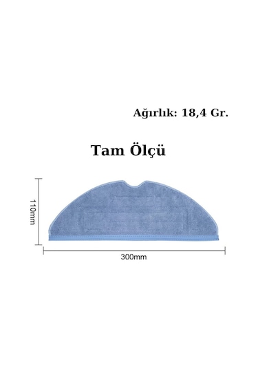 Roborock S8, S8+ Uyumlu Yedek Fırça Hepa Filtre Mop Seti-8 Parça