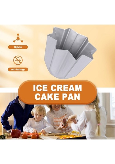 Ulzyvf Pişirme Pandoro Mutfak Kek Kalıp Gümüş Ekmek Çikolata B Araçları Alüminyum Uf Gümüş