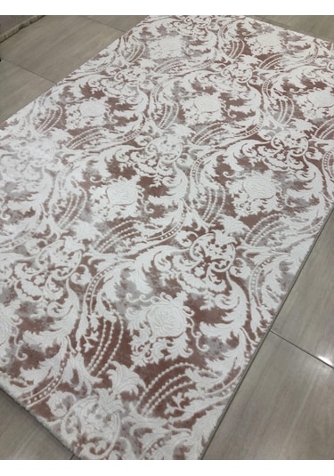 Dinarsu Halı Divina 150X233 Dı-005 Pudra Pembe Beyaz 4 M2 Halı !
