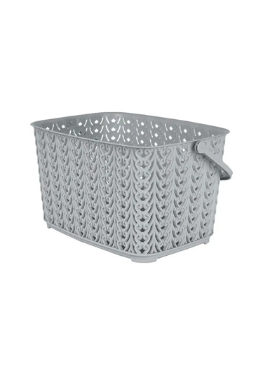 Plast Team Plastik Çok Amaçlı Depolama Sepeti 3 Litre 151978923 Gri