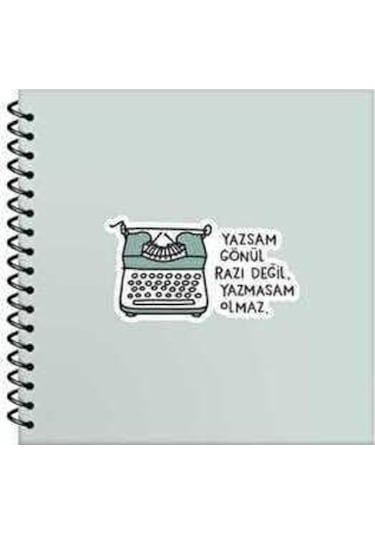 Hisli Şeyler16x15 50yp Çiz.spr S.kap Stickerlı Dft