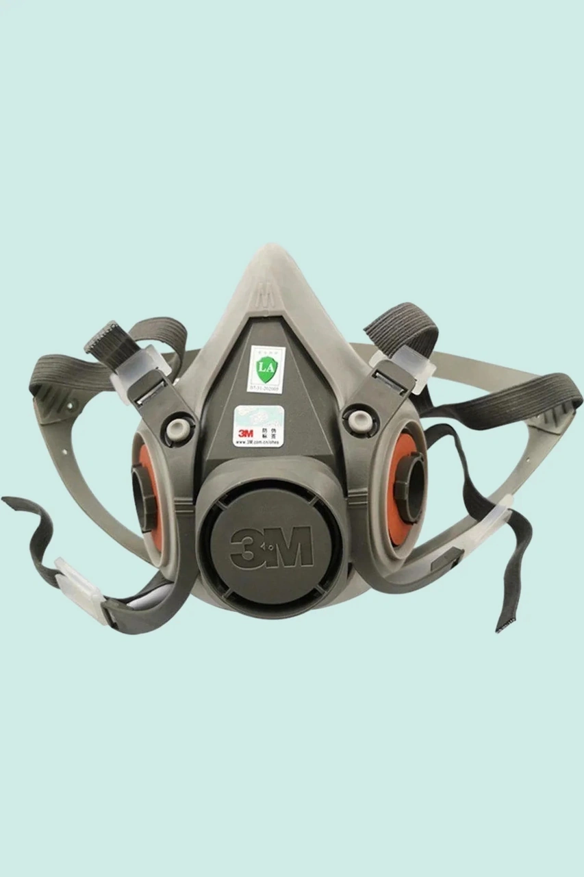 3m Yarım Yüz Maske 6200 Solunum Koruyucusu Ayarlanabilir Koruyucu Askılı Endüstriyel