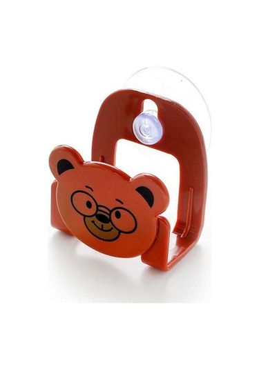 Kahverengi Mutfak Lavabo Sünger Bulaşık Bezi Scrubbers Tutucu Sevimli Karikatür Lavabo Sabunluk Süzgeç Raf Mutfak Düzenleyici Banyo Aksesuarları