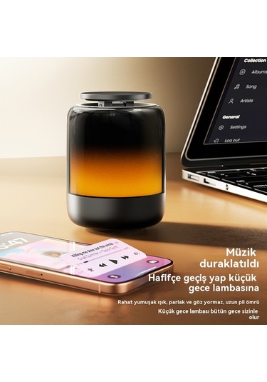 Lazy Creative Hoparlör + Cep Telefonu Manyetik Tutucu