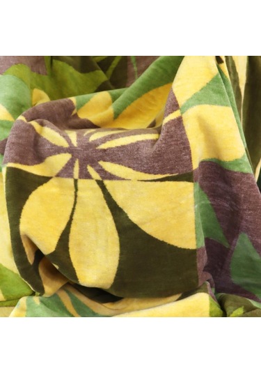 Bigghome Botanik Çift Kişilik Battaniye 200 X 220 Cm Karışık